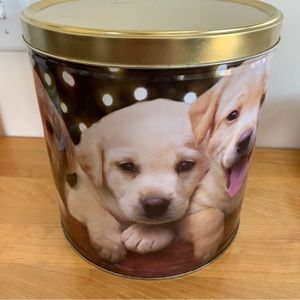 Free item: puppy tin